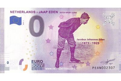 NL - Jaap Eden - 2019-01 Billet 0 euro Jaap Eden 2019-1 souvenir