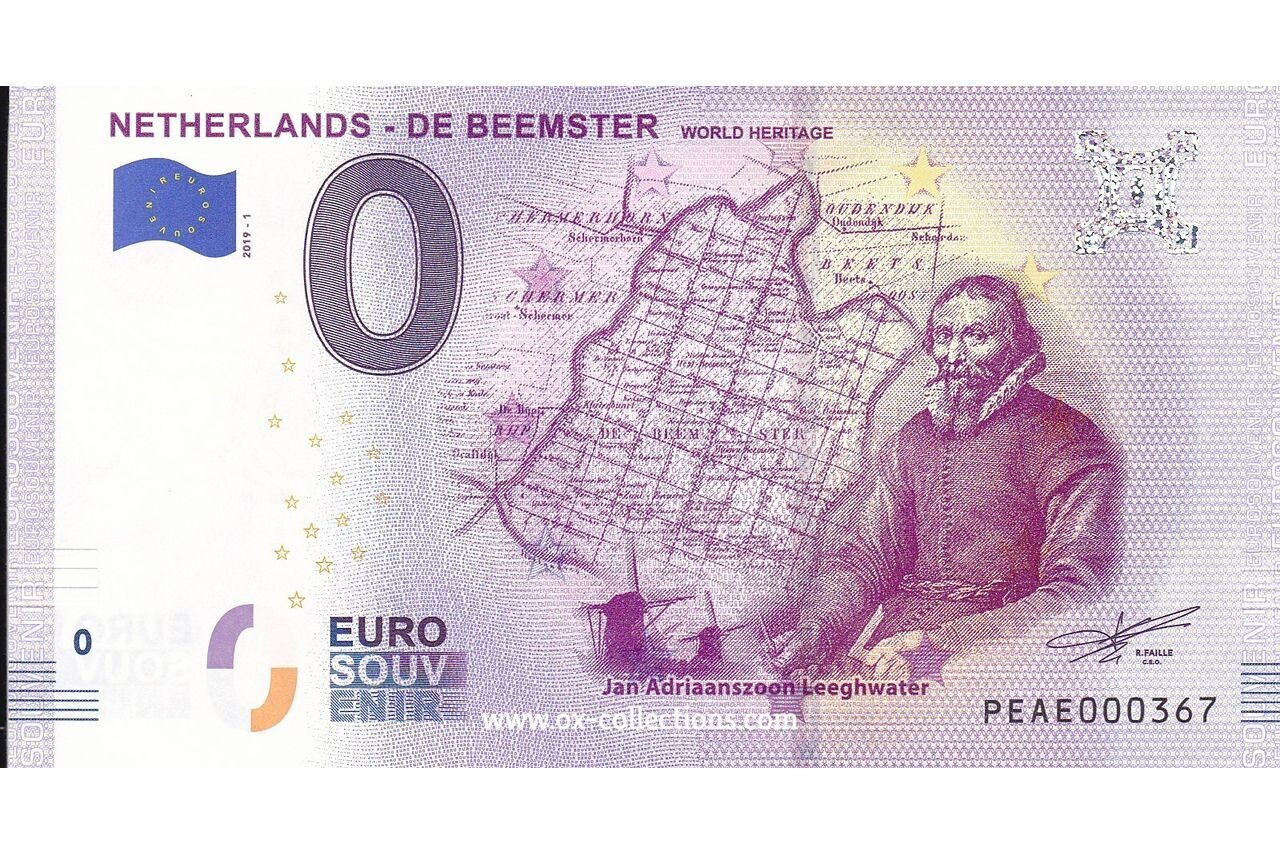 NL - De Beemster - 2019-01 Billet 0 euro De Beemster 2019-1 souvenir