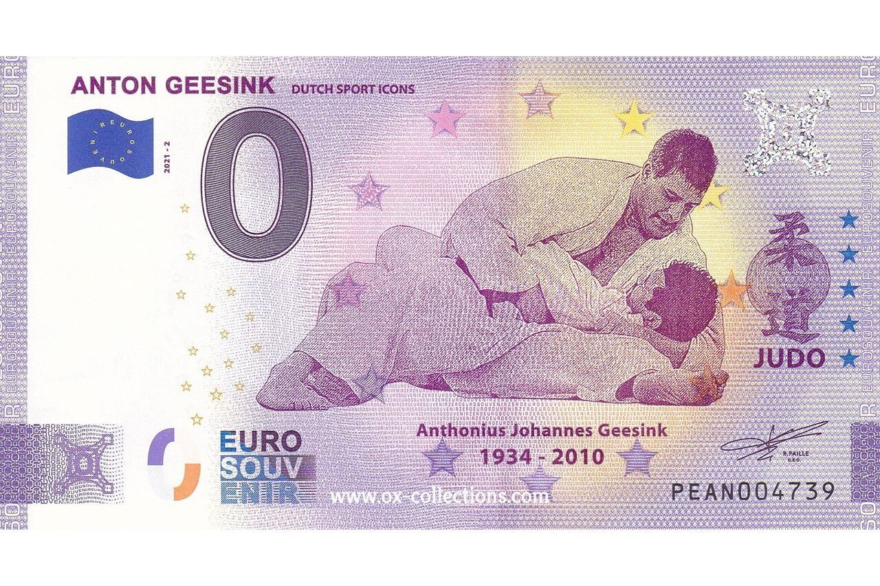 Billet 0 euro Anton Geesink 2021-2 Anni souvenir