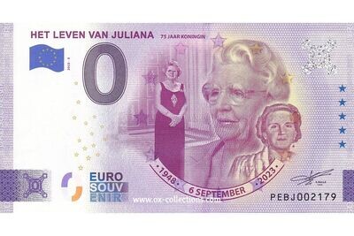 NL - Het Leven van Juliana - 2023-05 Billet 0 euro Het Leven van Juliana 2023-5 souvenir