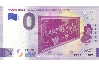 NL - Frans Hals - 2024-02 Zero Euro Note Frans Hals 2024-2 souvenir