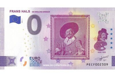 NL - Frans Hals - 2024-01 0 Euro-Schein Frans Hals 2024-1 Souvenir