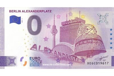 Zero Euro Note Berlin Alexanderplatz 2023-2 souvenir