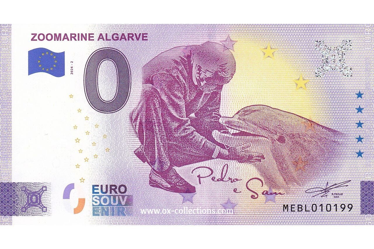 0 Euro-Schein Zoomarine Algarve 2024-2 Souvenir