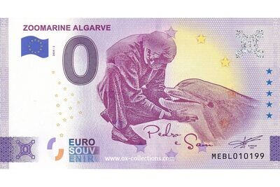 0 Euro-Schein Zoomarine Algarve 2024-2 Souvenir