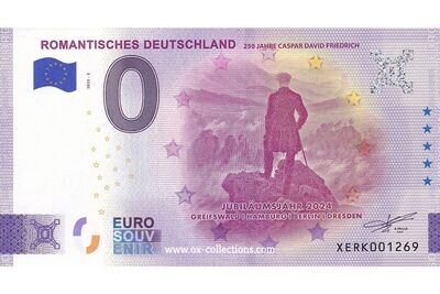 Zero Euro Note Romantisches Deutschland 2023-2 souvenir