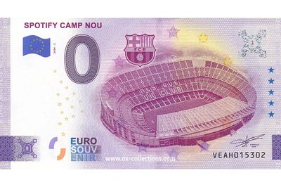 0 Euro-Schein Spotify Camp Nou 2024-2