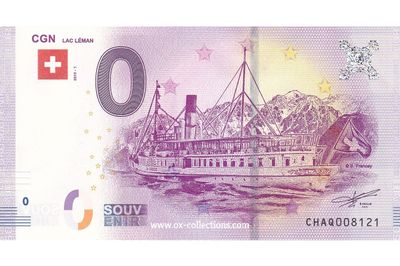 Zero Euro Note CGN 2019-1 souvenir