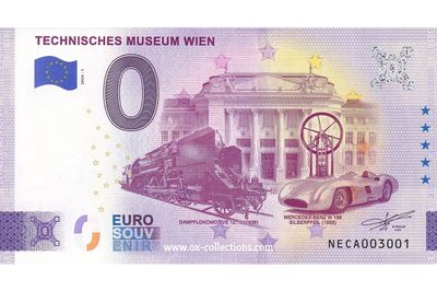 Zero Euro Note Technisches Museum Wien 2024-1 souvenir