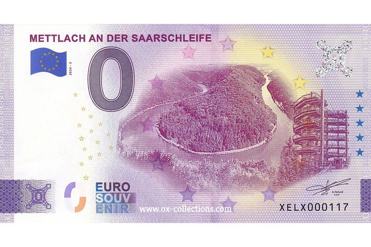 Billet 0 euro Mettlach an der Saarschleife 2024-3 souvenir