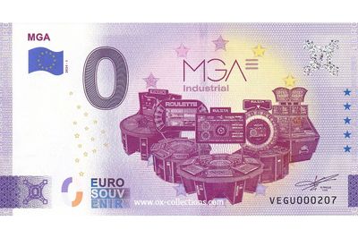 Zero Euro Note MGA 2024-1 souvenir