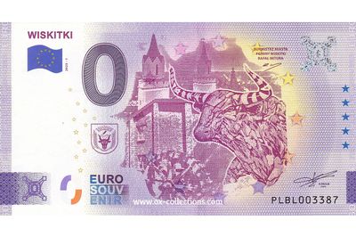 Zero Euro Note Wiskitki 2023-1 souvenir