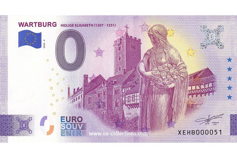 Zero Euro Note Wartburg 2024-9 souvenir