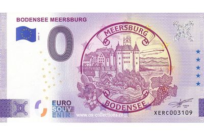 Zero Euro Note Bodensee Meersburg 2024-9 souvenir