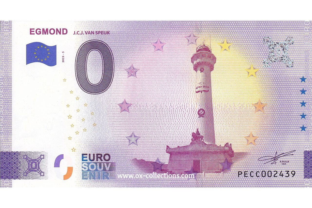 NL - Egmond - 2023-05 Billet 0 euro Egmond 2023-5 souvenir