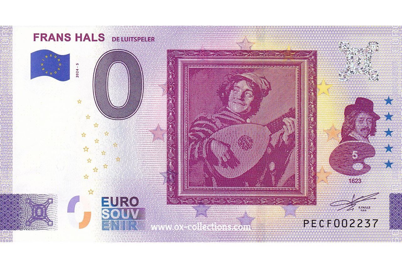 Billet 0 euro Frans Hals 2024-5 souvenir