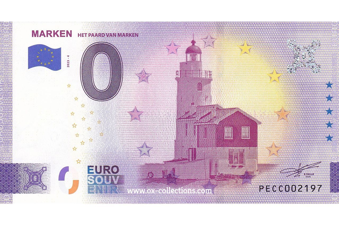 NL - Marken - 2023-04 Zero Euro Note Marken 2023-4 souvenir