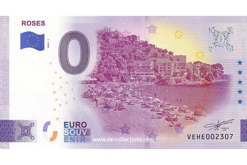 0 Euro-Schein Roses 2024-1 Souvenir