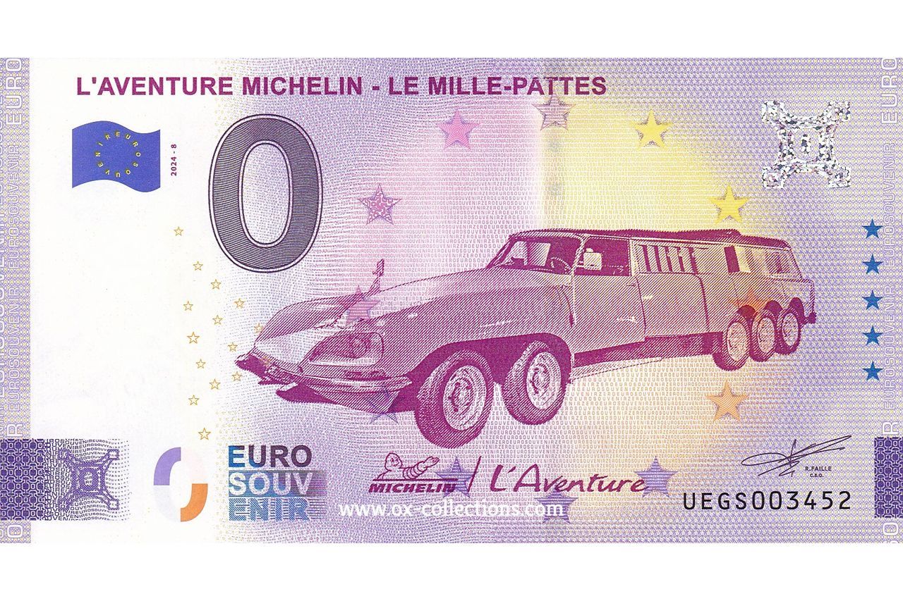 0 Euro-Schein L'Aventure Michelin 2024-8 Souvenir
