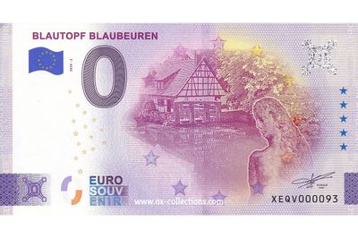 0 Euro-Schein Blautopf Blaubeuren 2024-2 Souvenir