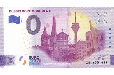 DE - Düsseldorf Monumente - 2024-07 0 Euro-Schein Düsseldorf Monumente 2024-7 Souvenir