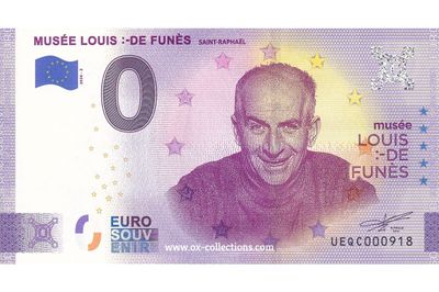 FR - Musée Louis de Funès - 2020-02 0 Euro-Schein Musée Louis de Funès 2020-2 Souvenir