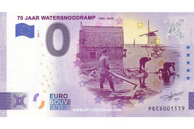 NL - 70 Jaar Watersnoodramp - 2023-01 Billet 0 euro 70 Jaar Watersnoodramp 2023-1 souvenir