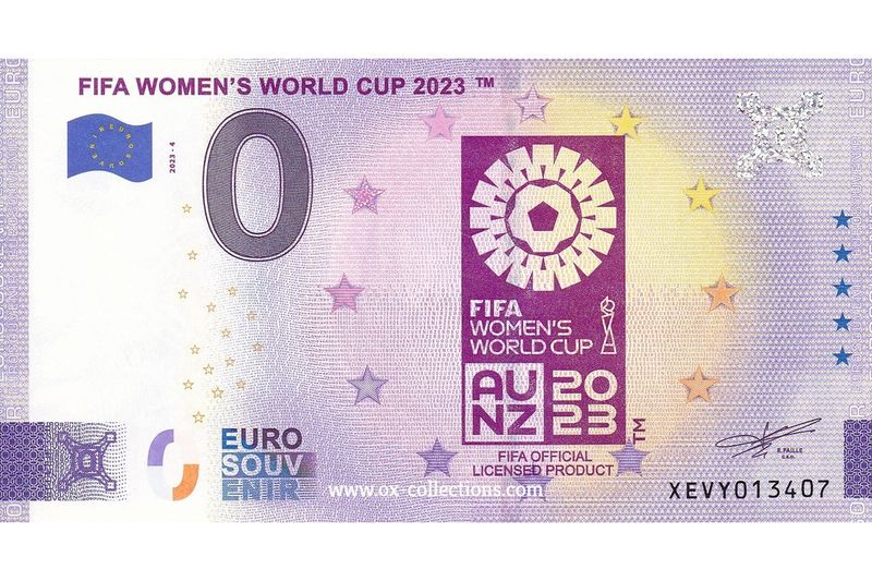 0 Euro-Schein FIFA Women's World Cup 2023 2023-4 Souvenir