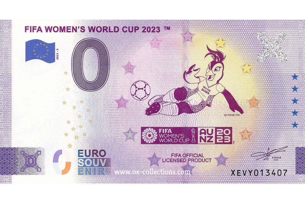 DE - FIFA Women's World Cup 2023 - 2023-05 0 Euro-Schein FIFA Women's World Cup 2023 2023-5 Souvenir