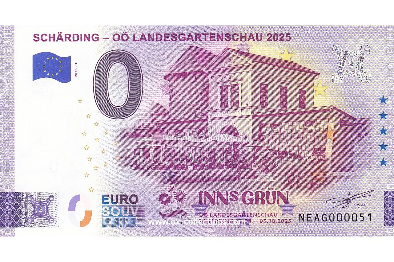 0 Euro-Schein Schärding 2025-3