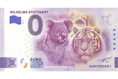 0 Euro-Schein Wilhelma Stuttgart 2025-5 Souvenir