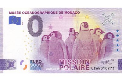 0 Euro-Schein Musée Océanographique 2024-4 Souvenir