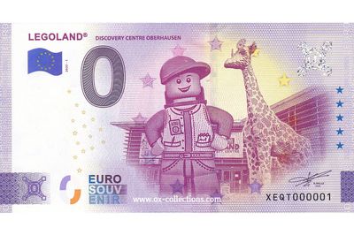 0 Euro-Schein Legoland  2025-1 Souvenir