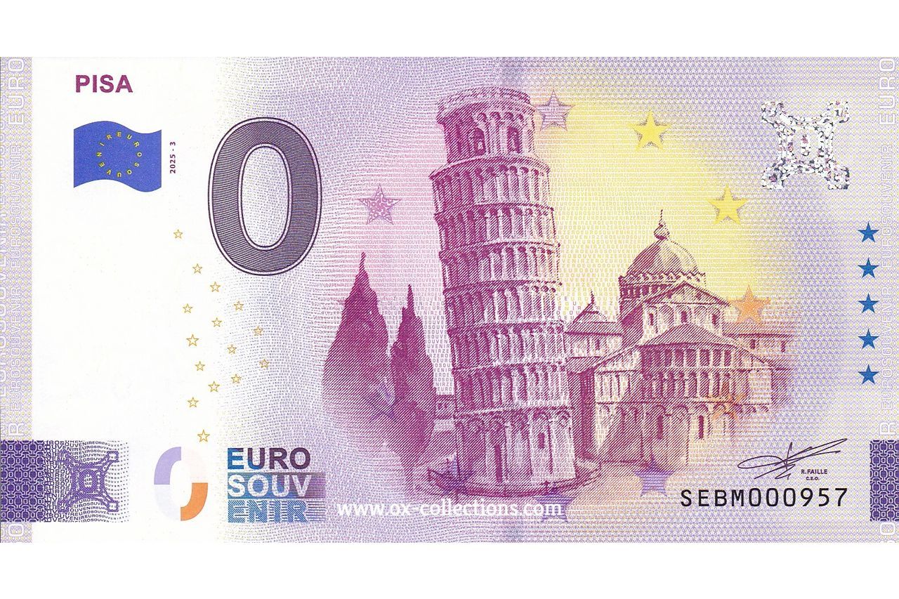 0 Euro-Schein Pisa 2025-3