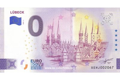0 Euro-Schein Lübeck 2025-2