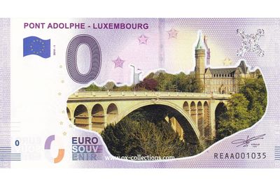 0 Euro-Schein Pont Adolphe COLOR 2019-1