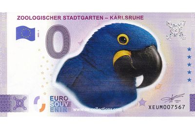 0 Euro-Schein Zoologischer Garten Karlsruhe COLOR 2025-1