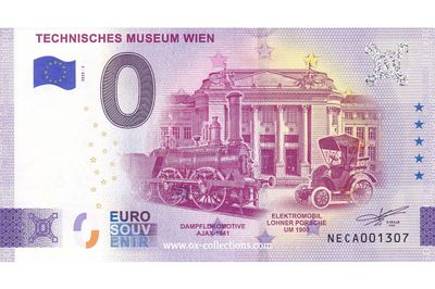 Zero Euro Note Technisches Museum Wien 2025-2 souvenir