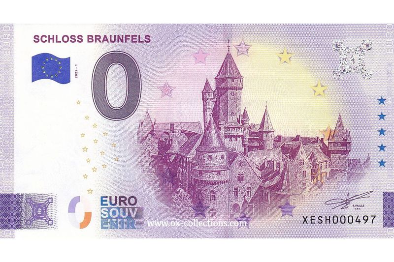 0 Euro-Schein Schloss Braunfels 2025-1