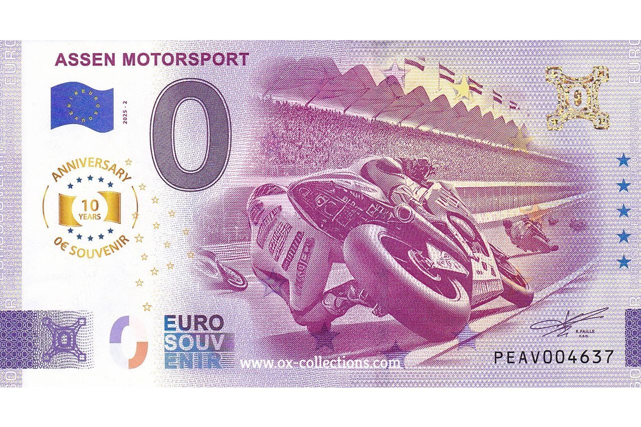 NL - Assen Motorsport - 2025-02 Billet 0 euro Assen Motorsport 2025-2 Anni souvenir