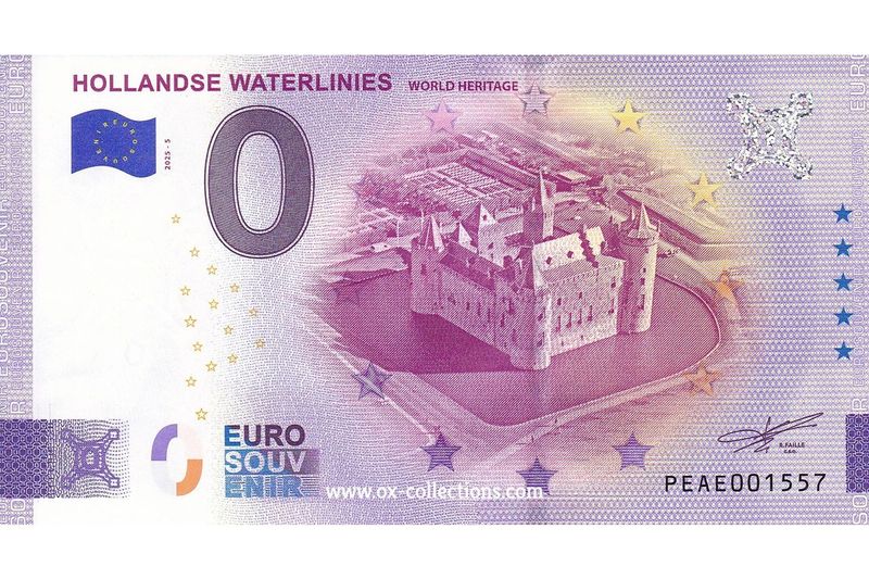 Billet 0 euro Hollandse Waterlinies 2025-5 souvenir