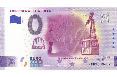 0 Euro-Schein Eisriesenwelt Werfen 2025-1
