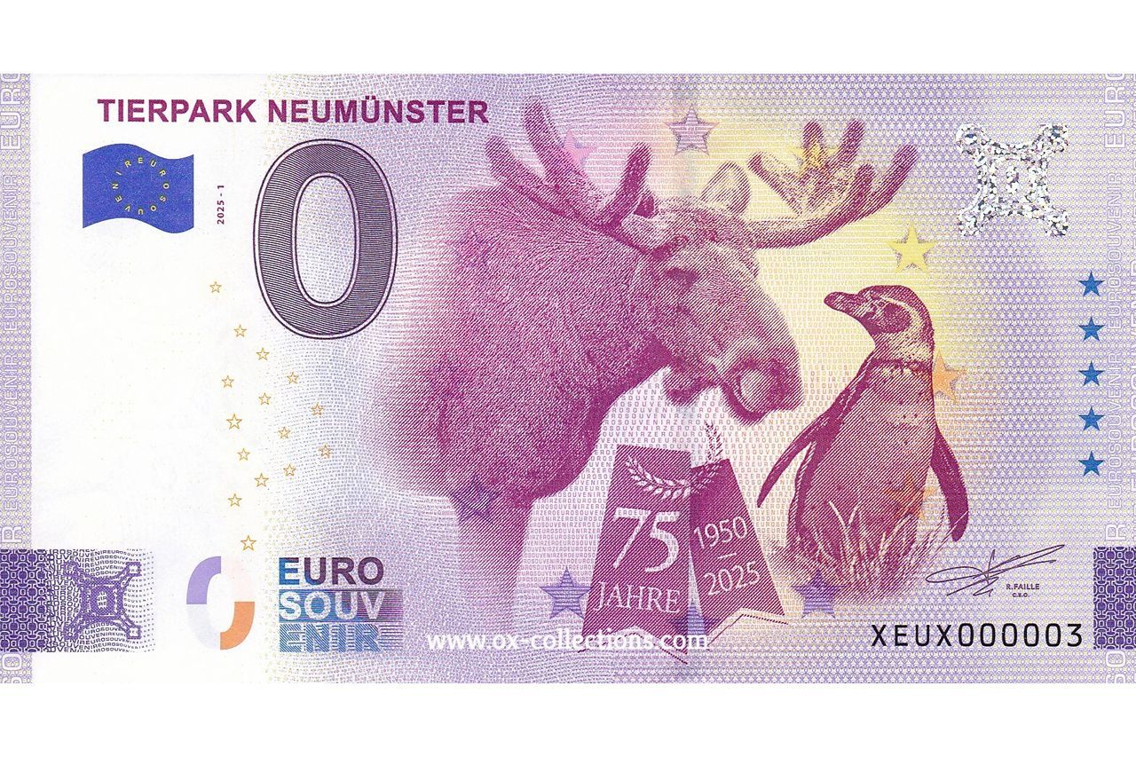 DE - Tierpark Neumünster - 2025-01 Billet 0 euro Tierpark Neumünster 2025-1 souvenir