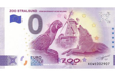 Billet 0 euro Zoo Stralsund 2025-2 souvenir