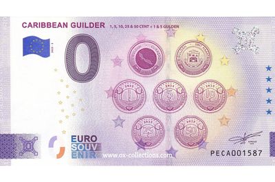 NL - Caribbean Guilder - 2025-03 Billet 0 euro Caribbean Guilder 2025-3 souvenir