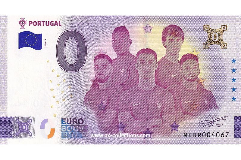 0 Euro-Schein Portugal 2026-1 Gold