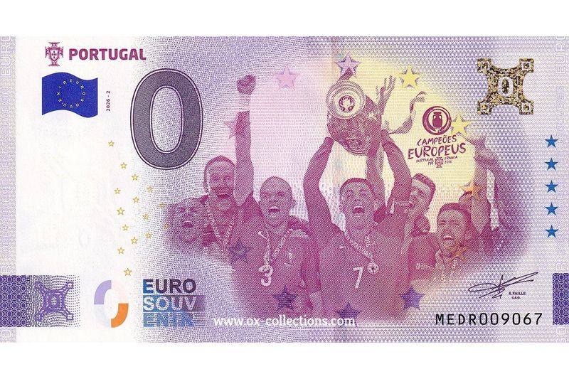 0 Euro-Schein Portugal 2026-2 Gold