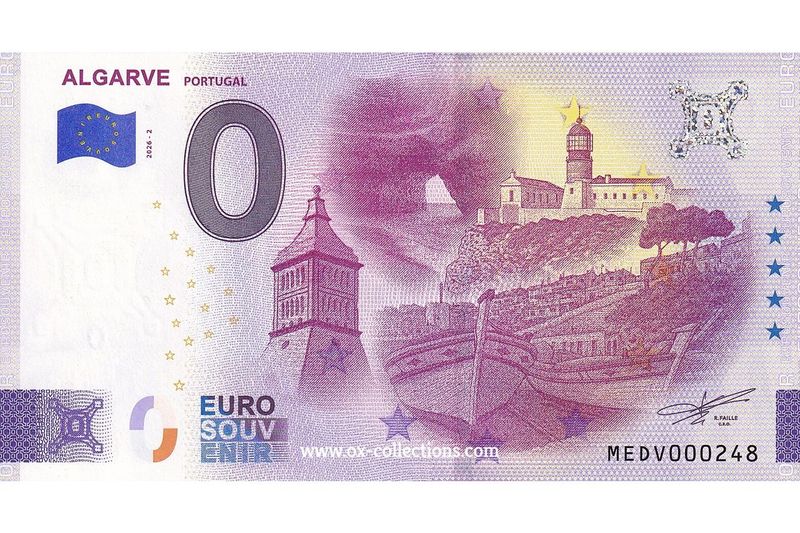 0 Euro-Schein Algarve 2026-2