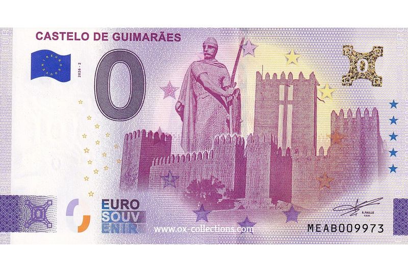0 Euro-Schein Castelo de Guimarâes 2026-2 Gold