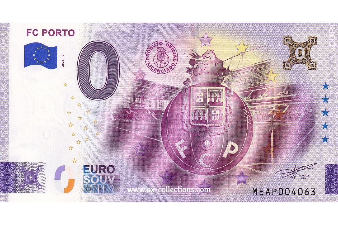 0 Euro-Schein FC Porto 2026-9 Gold